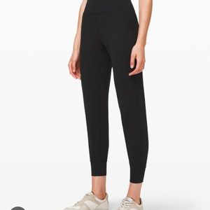 black lululemon align joggers